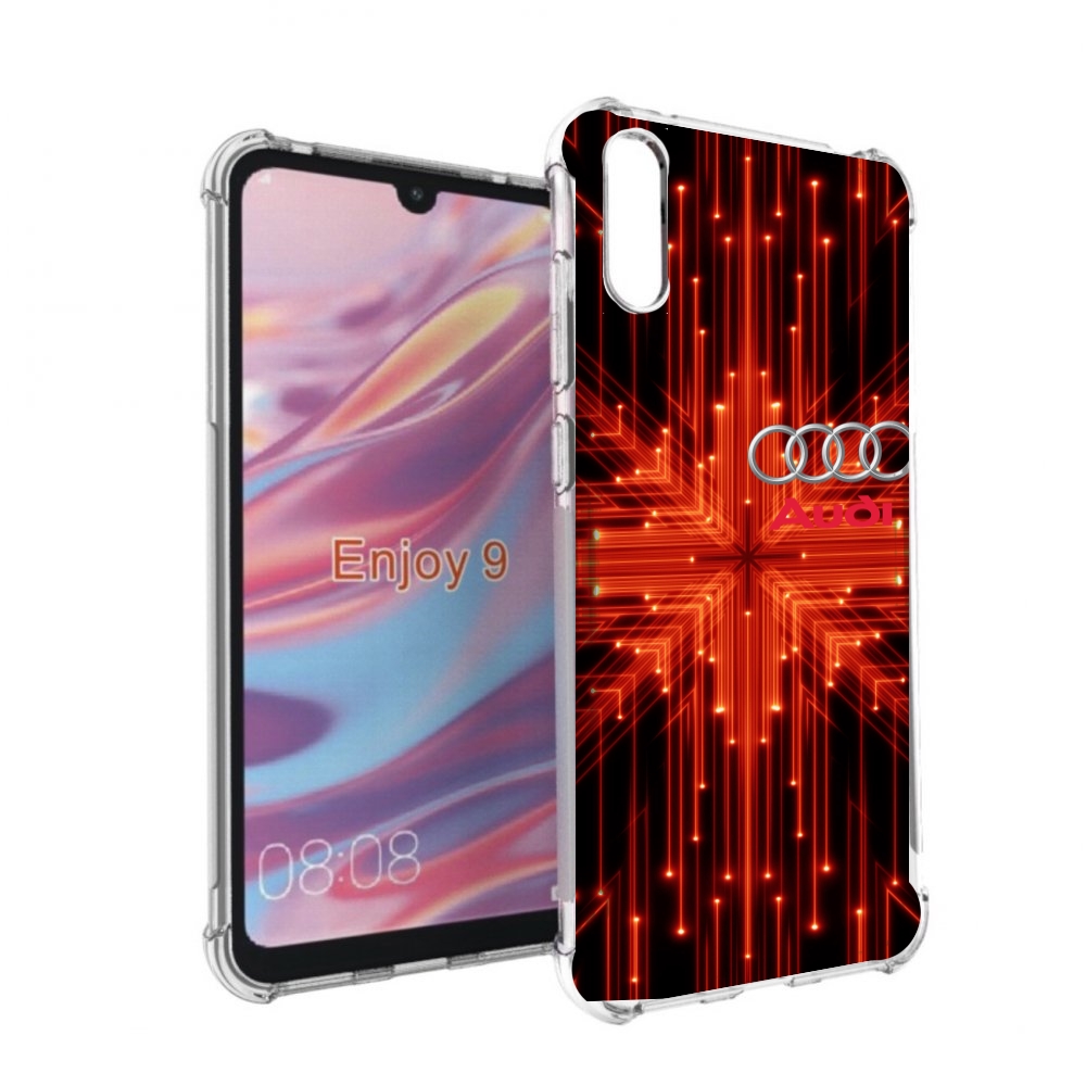 

Чехол бампер MyPads Ауди-на-неоновом-фоне для Huawei Enjoy 9, Прозрачный, Tocco