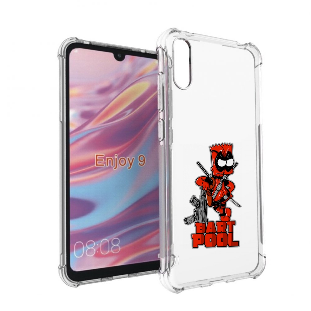 

Чехол бампер MyPads Барт-Пул для Huawei Enjoy 9, Прозрачный, Tocco
