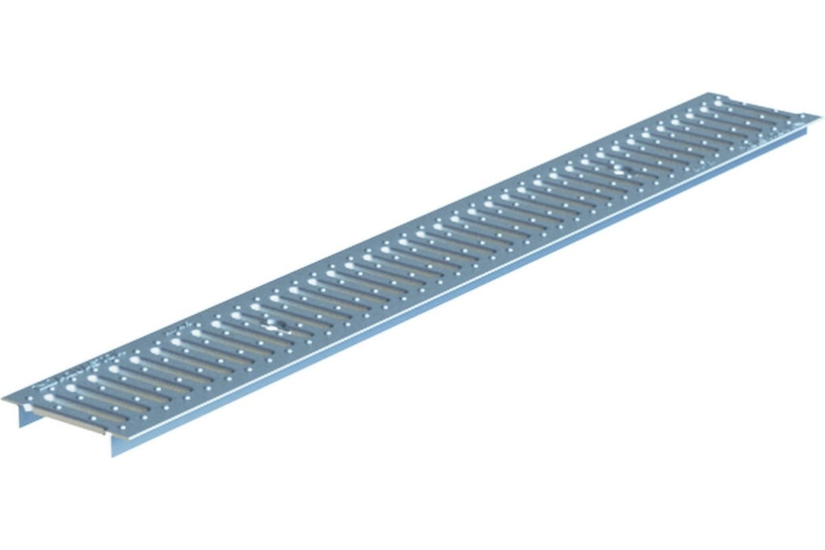 

Штампованная оцинкованная решетка Aquastok Norma DN100 А15 1000x135x22 (31041А) 549098, Серебристый