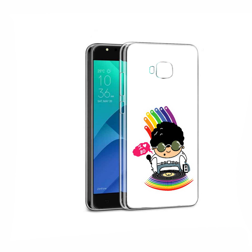 

Чехол MyPads Tocco для Asus ZenFone 4 Selfie Я люблю 80-е, Прозрачный, Tocco