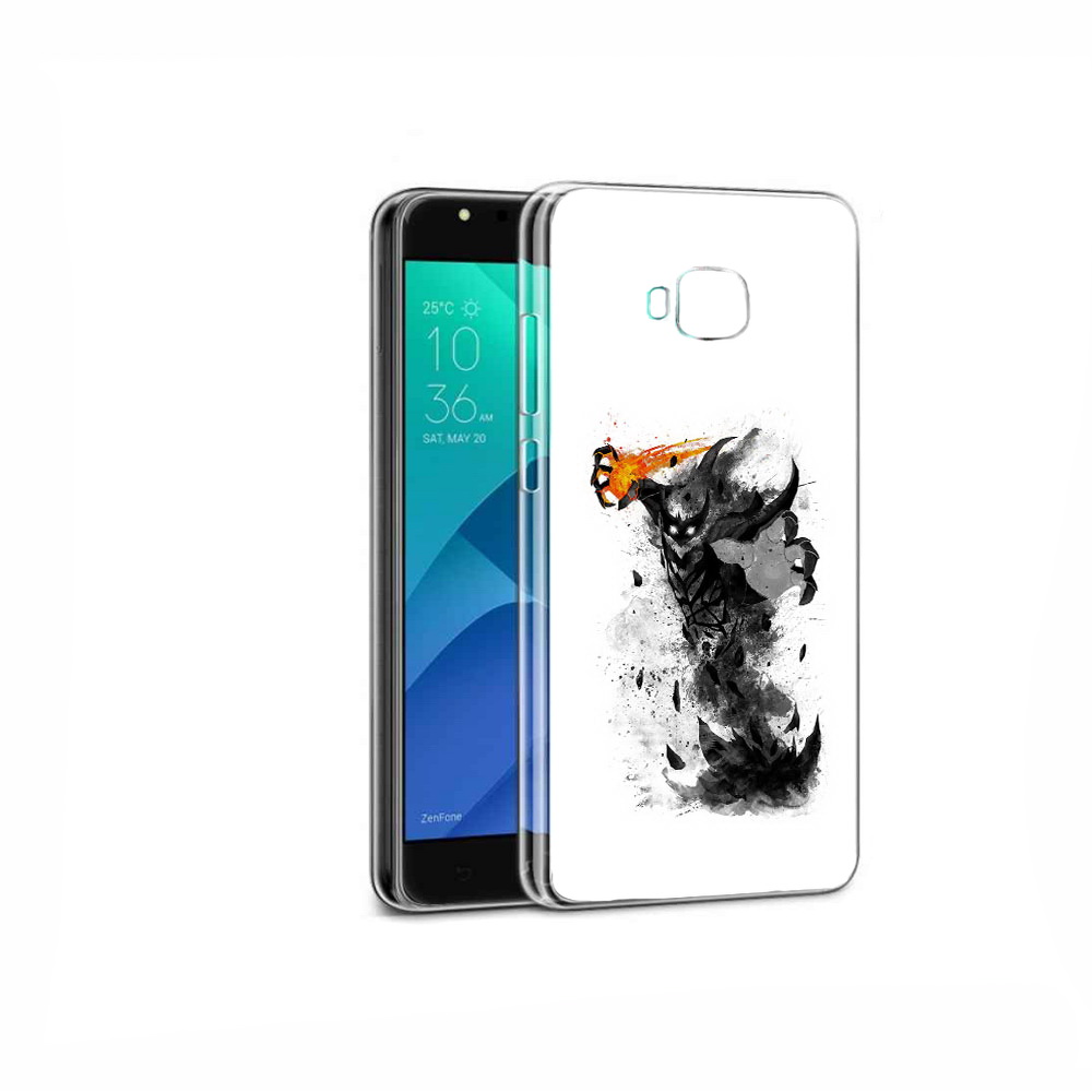 Чехол MyPads Tocco для Asus ZenFone 4 Selfie nevermore черно белый