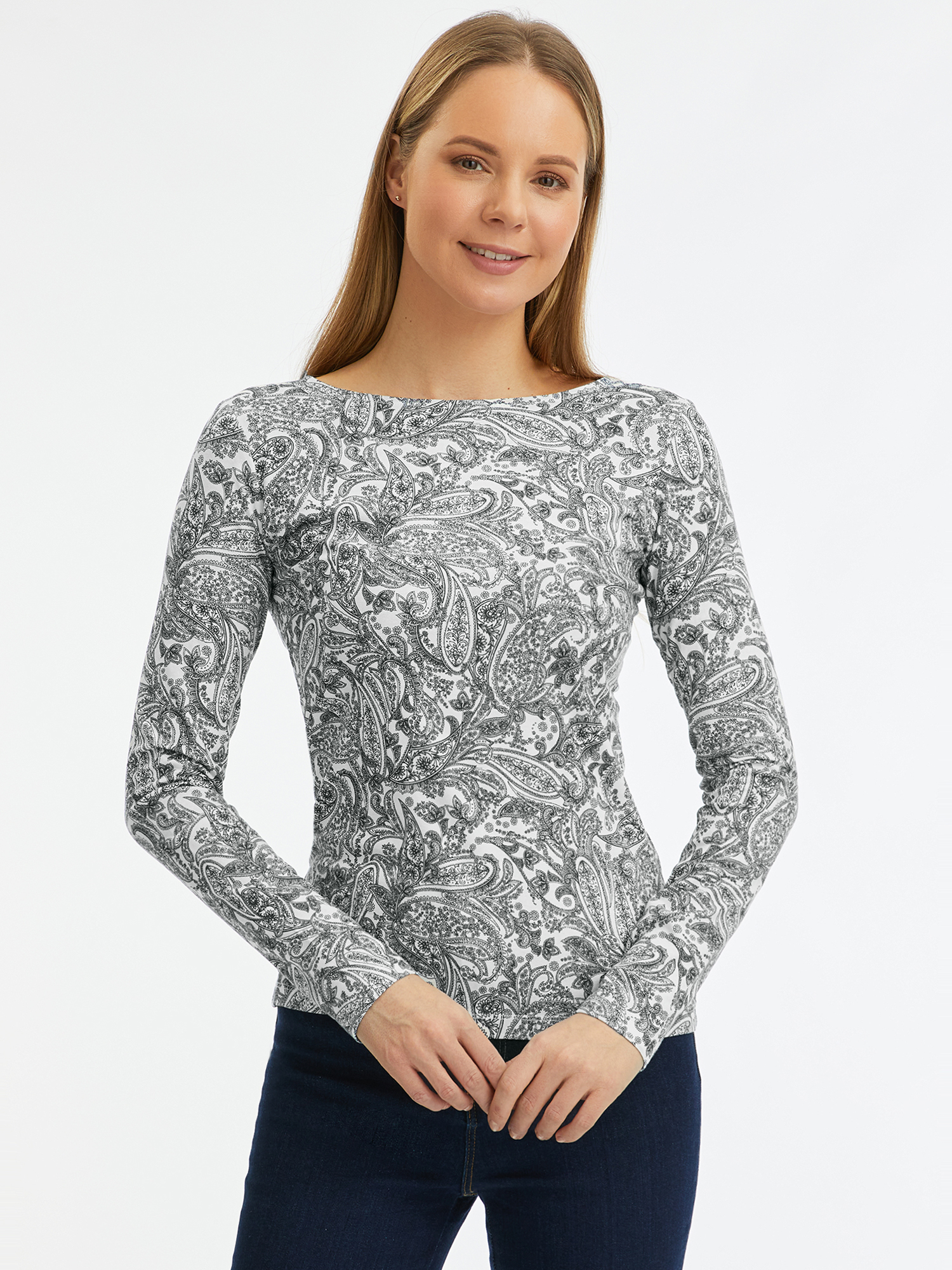 

Футболка женская oodji 24201007B белая S, Белый, 24201007B