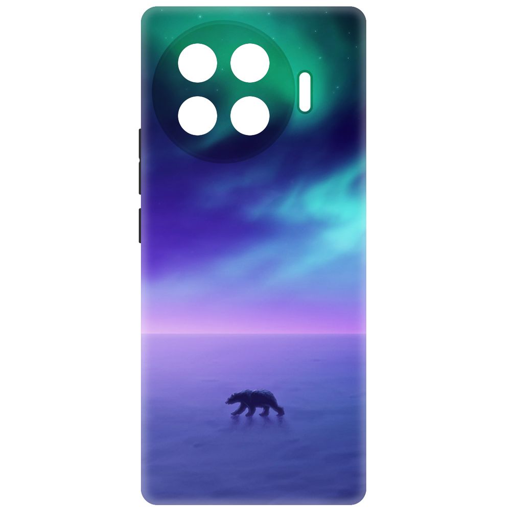 

Чехол-накладка Krutoff Soft Case Северное Сияние для TECNO Spark 20 Pro+ черный