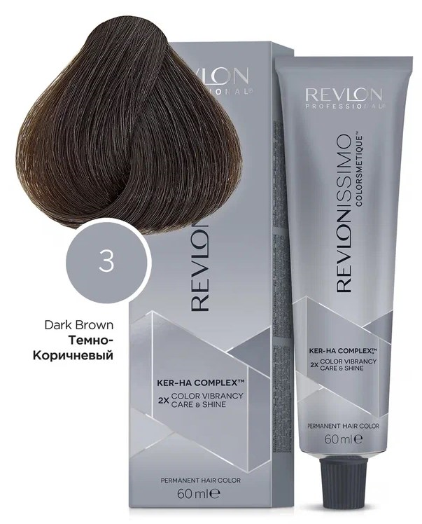 

Краска для волос Revlon Professional Revlonissimo Colorsmetique Color & Care, 3