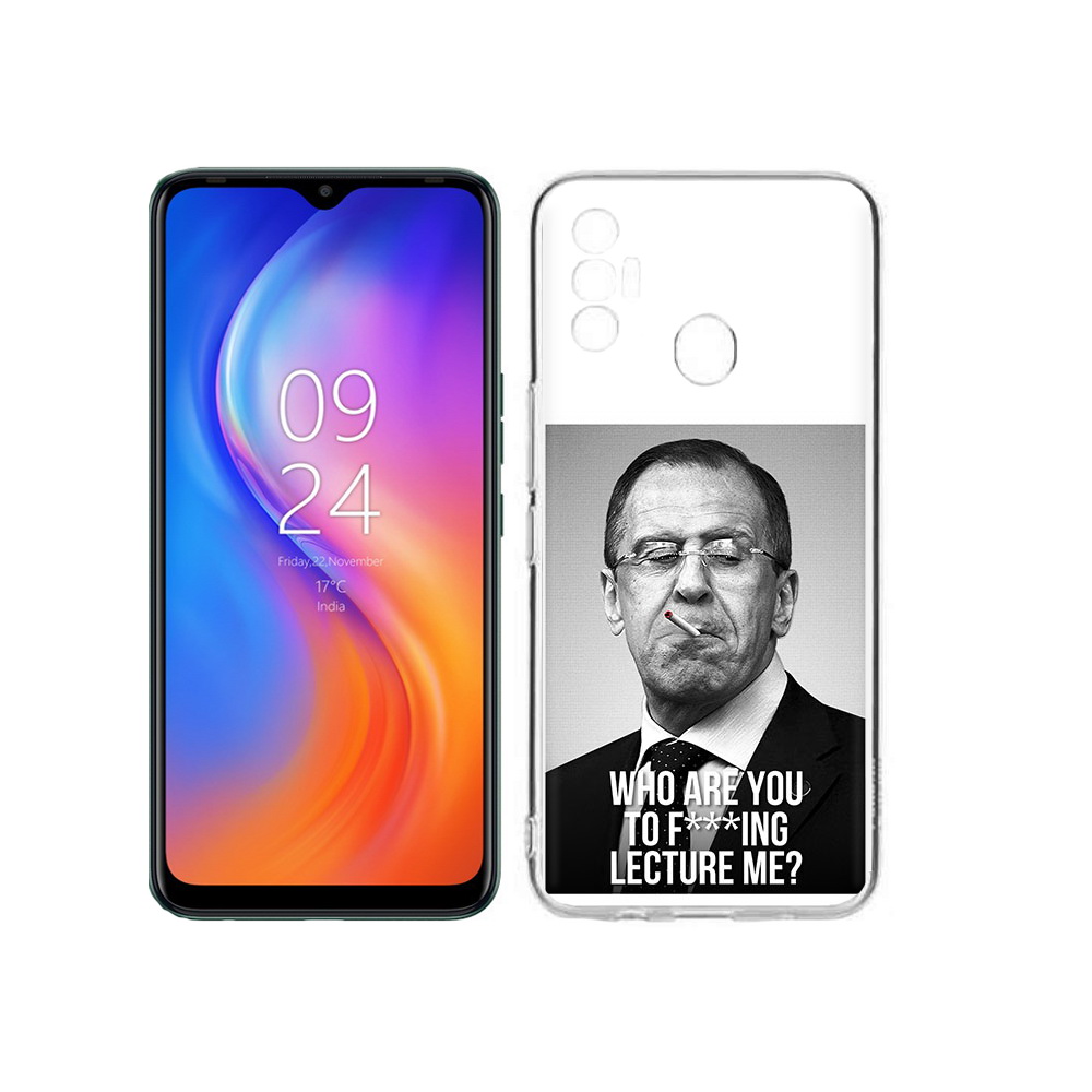 

Чехол MyPads Tocco для Tecno Spark 7 лавров, Tocco
