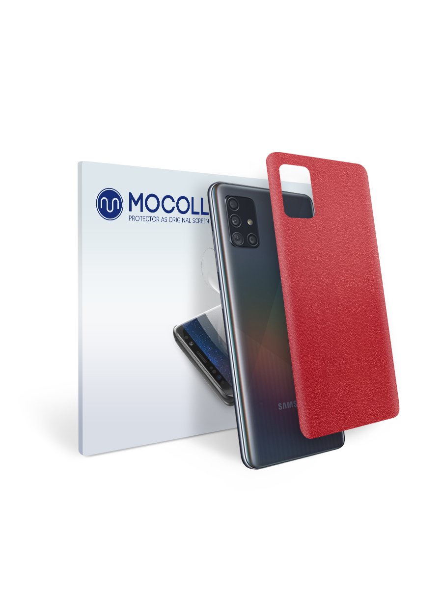 

Пленка защитная MOCOLL для задней панели Samsung GALAXY J2 Core 2020 Кожа красная