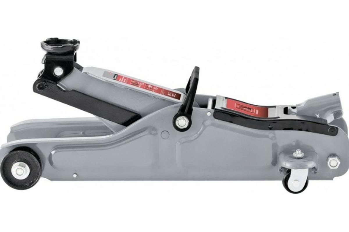 

Гидравлический домкрат MATRIX подкатной, 2 т, Low Profile, 85-330 мм 51018, Серый