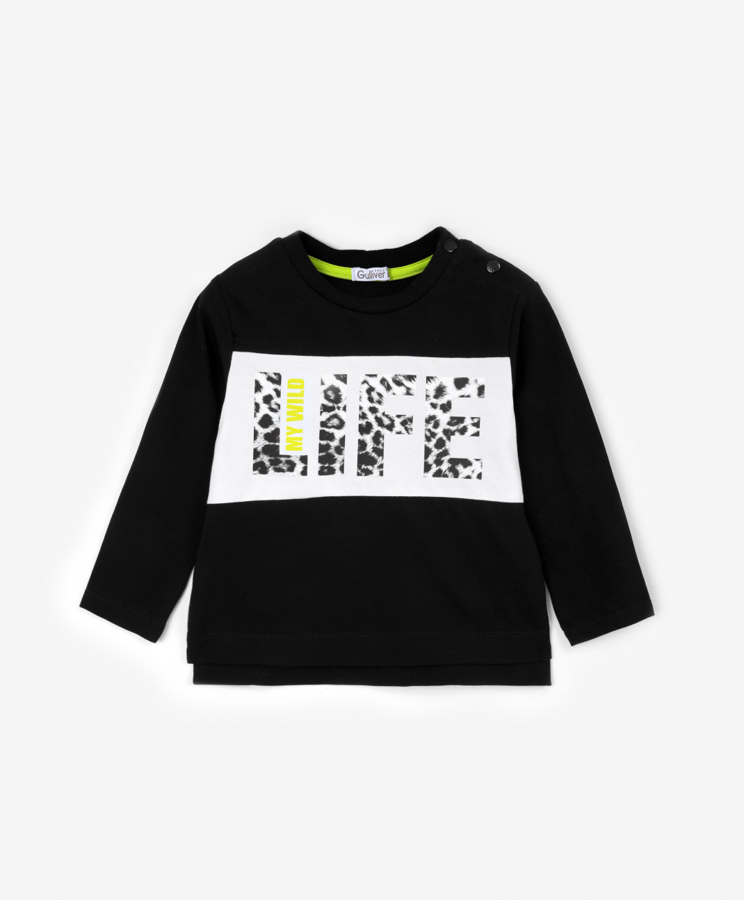 

Футболка детская Gulliver Baby 12334BBC1202, цвет черный, размер 98, 12334BBC1202