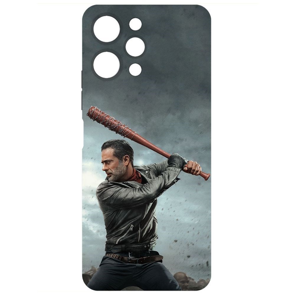 

Чехол-накладка Krutoff Soft Case Ходячие мертвецы. Ниган для Xiaomi Redmi 12 черный