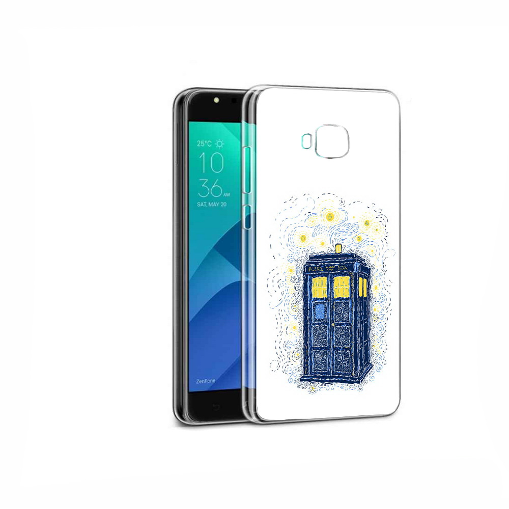 

Чехол MyPads Tocco для Asus ZenFone 4 Selfie будка рисунок, Прозрачный, Tocco