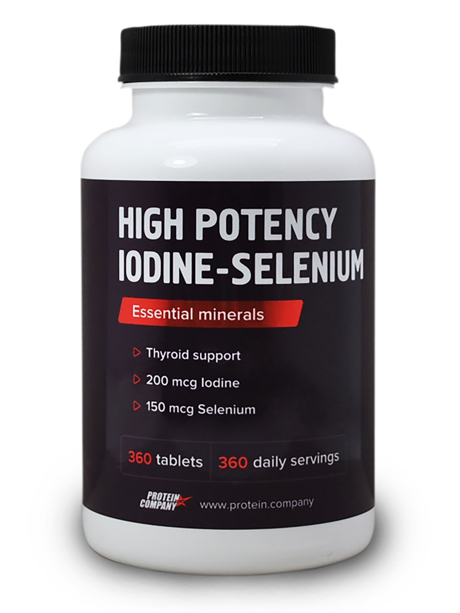 фото Витаминно-минеральный комплекс protein.сompany high potency iodine-selenium 360 таблеток protein.company