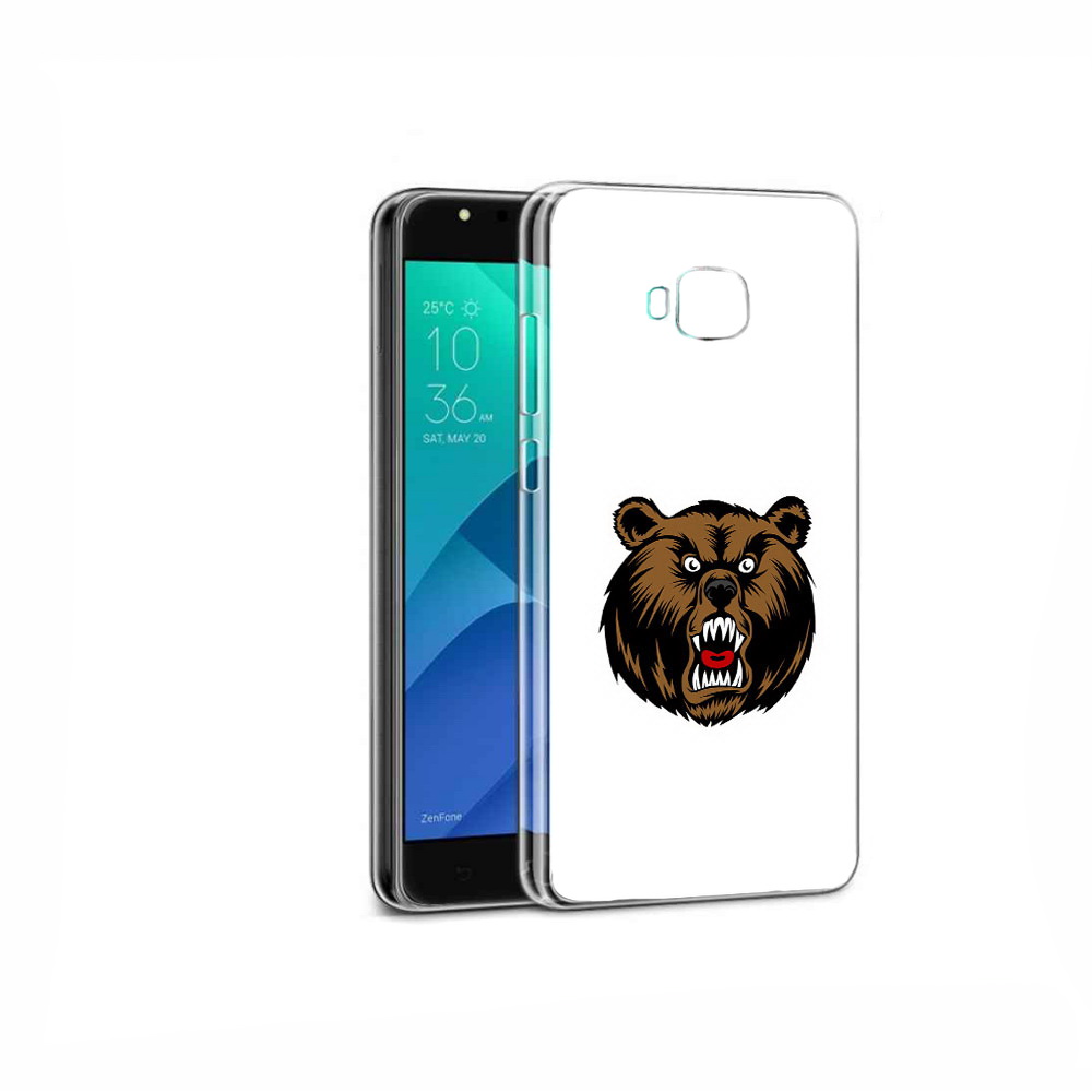 Чехол MyPads Tocco для Asus ZenFone 4 Selfie бурый