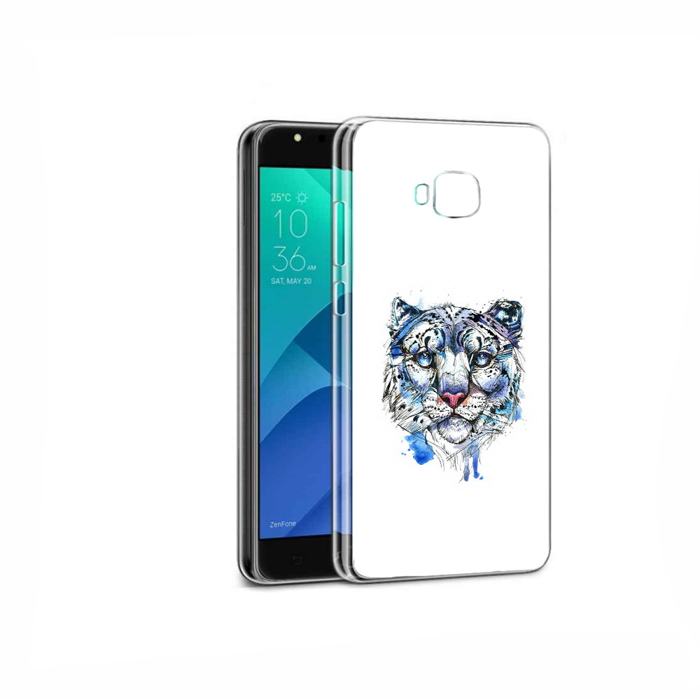 

Чехол MyPads Tocco для Asus ZenFone 4 Selfie водяной тигр, Прозрачный, Tocco