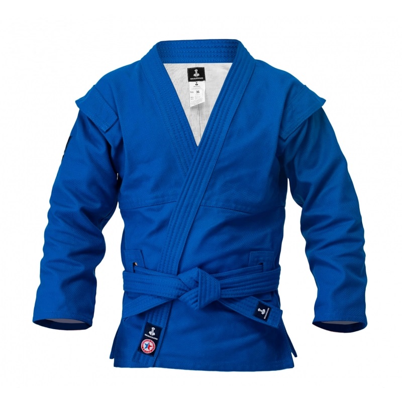 Куртка для самбо ВФС BRAVEGARD Ascend, размер 34, цвет Синий