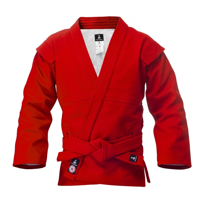 Куртка для самбо ВФС BRAVEGARD Ascend, размер 36, цвет Красный