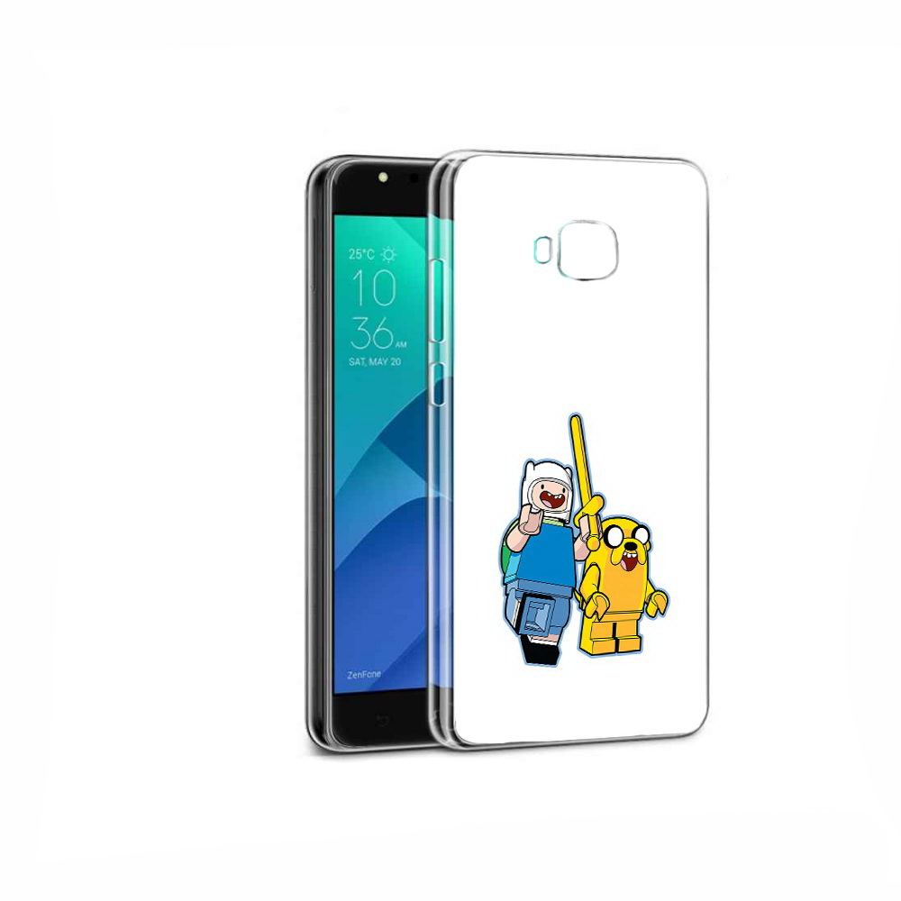 

Чехол MyPads Tocco для Asus ZenFone 4 Selfie время приключений лего, Прозрачный, Tocco