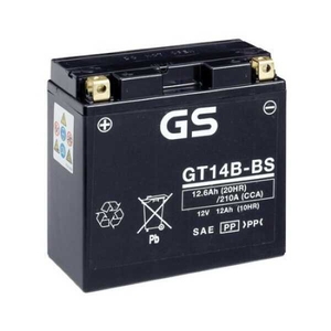 

Аккумулятор мото GS GT14B-BS (YT14B-BS) AGM