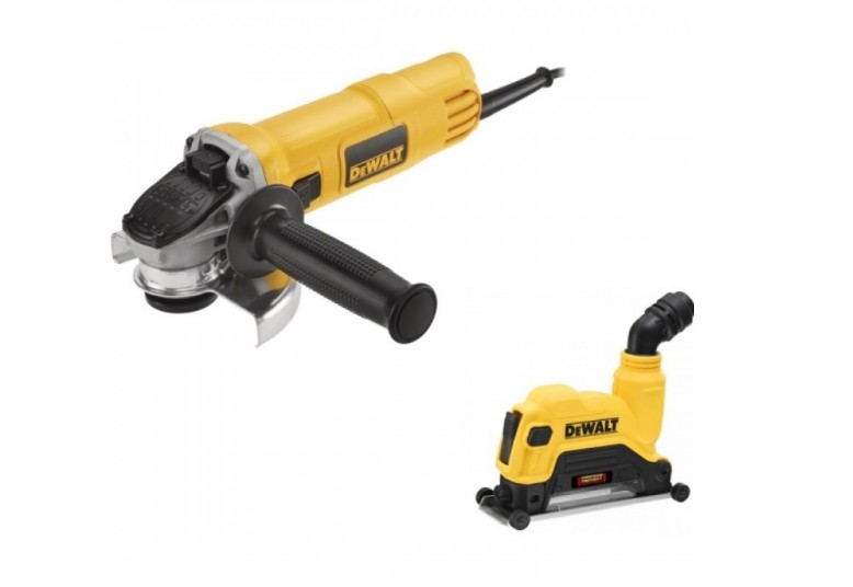 Углошлифовальная машина DeWALT DWE46106-QS (DWE4157 + кожух для штробления DWE46225)