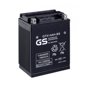 

Аккумулятор мото GS GTX14AH-BS (YTX14AH-BS) AGM
