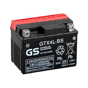 

Аккумулятор мото GS GTX4L-BS (YTX4L-BS)