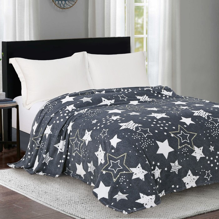 

БОЯРТЕКС Плед 180х200см рис. 1909001-3 корал-флис 165г/м, пэ100%