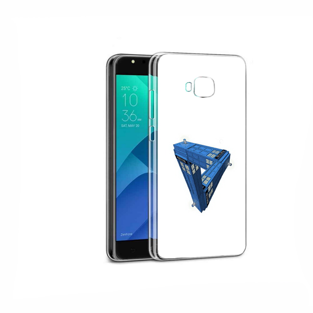 

Чехол MyPads Tocco для Asus ZenFone 4 Selfie головолока абстракция, Прозрачный, Tocco