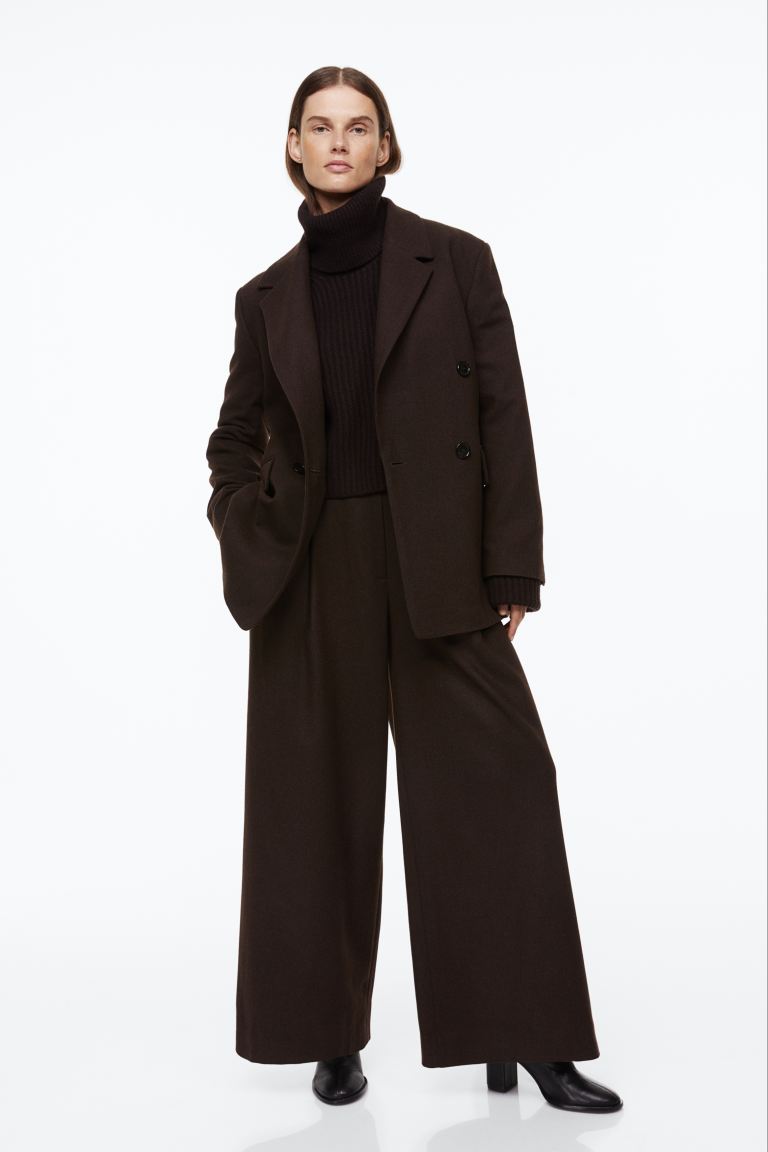 

Брюки женские H&M 1100982002 коричневые 36 (доставка из-за рубежа), 1100982002
