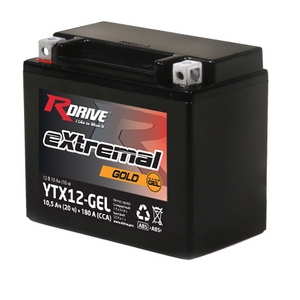 

Аккумулятор мото Rdrive Gold YTX12-GEL (YTX12-BS)