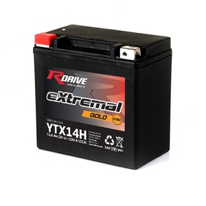 

Аккумулятор мото Rdrive GOLD YTX14H-BS AGM
