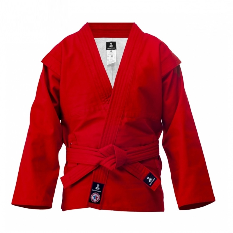 Куртка для самбо ВФС BRAVEGARD Ascend Junior, размер 26, цвет Красный