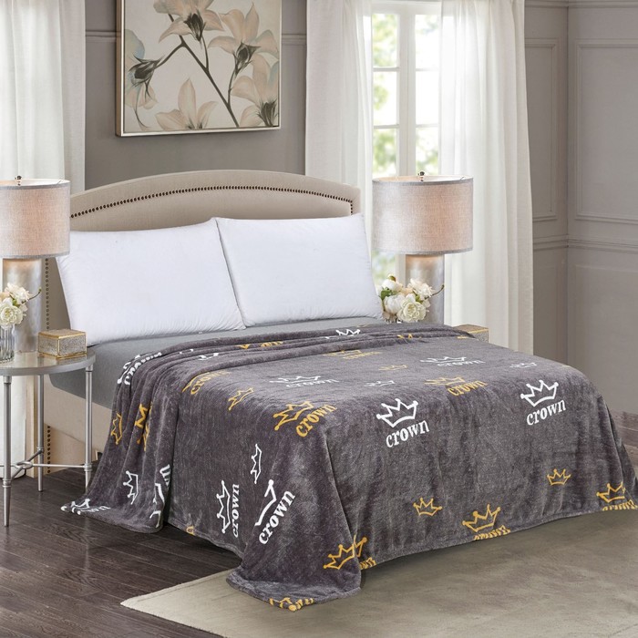 

Столица текстиля Плед 150х200см, велсофт, 280г/м 100% полиэстер