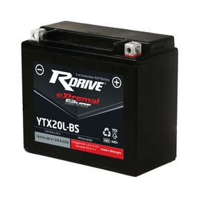 

Аккумулятор мото Rdrive Silver YTX20L-BS AGM