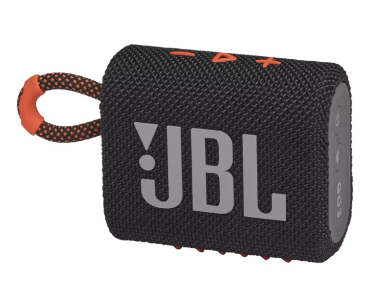 Портативная колонка JBL GO 3 Black Edition Black-Orange