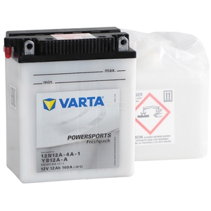 

Аккумулятор мото Varta Powersports YB12A-A / 12N12A-4A-1