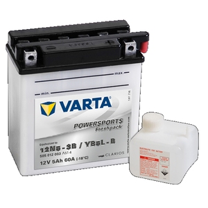

Аккумулятор мото Varta Powersports YB5L-B / 12N5-3B