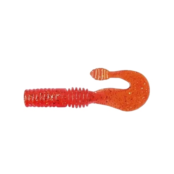 

Мягкие приманки Crazy Fish POWERTAIL 2.8" Кальмар # 04 (5шт), Красный, Powertail