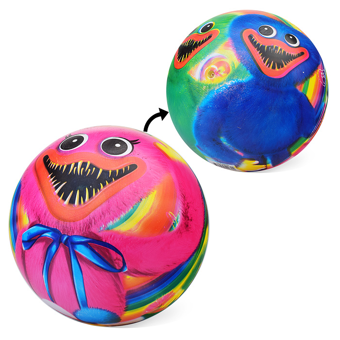 Мяч Играем Вместе пвх Хаги ваги 23 см, полноцвет раскраска с хаги ваги фиолетовая