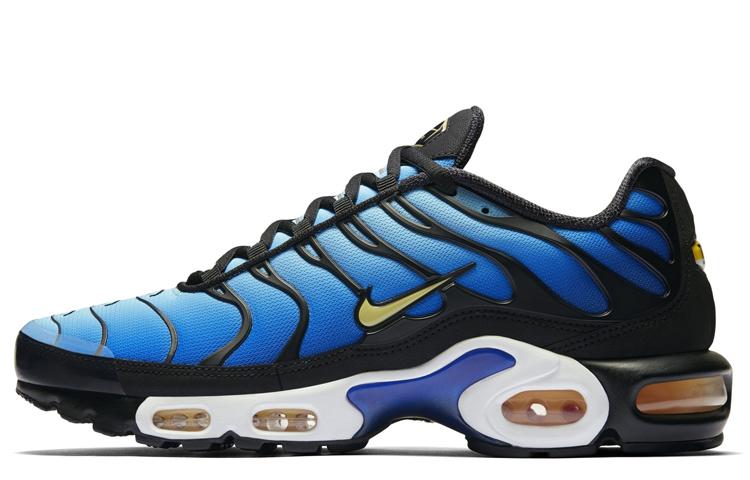 

Кроссовки унисекс Nike Air Max Plus OG Hyper Blue 2018 синие 40 EU, Синий, Air Max Plus OG Hyper Blue 2018