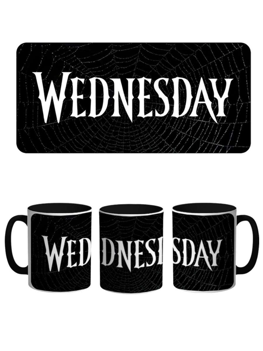 

Кружка СувенирShop Wednesday Уэнсдэй Венсдей 330 мл, CU-SRWN13-BI/S