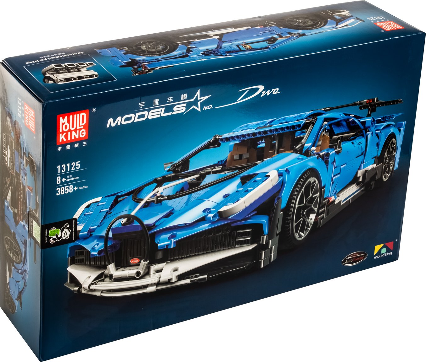 фото Конструктор mould king 13125 bugatti divo, 8+, 3 858 дет.