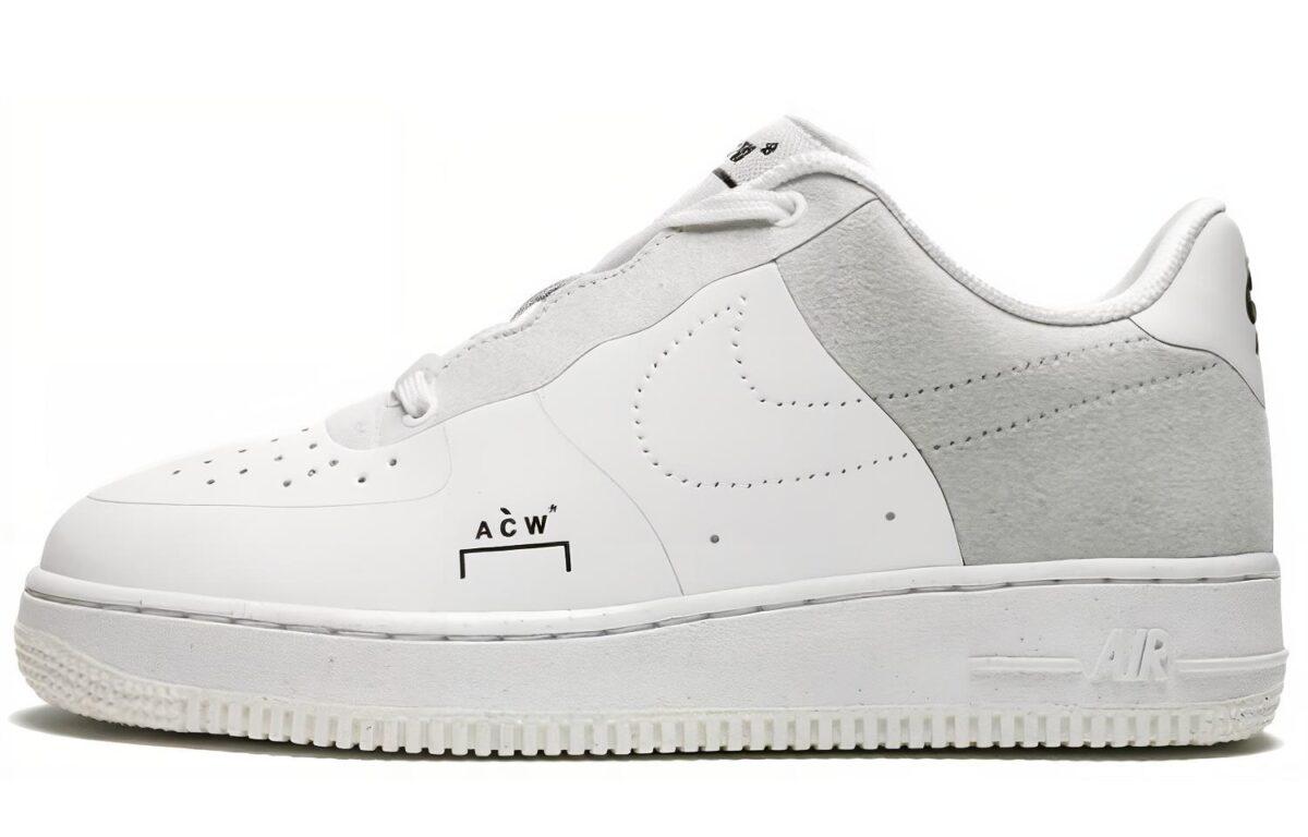 

Кеды унисекс Nike A-COLD-WALL* x Nike Air Force 1 White белые 42.5 EU, Белый, A-COLD-WALL* x Nike Air Force 1 White