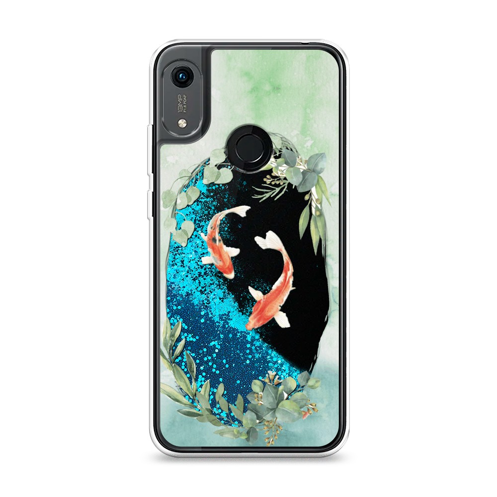 фото Силиконовый чехол "звездочки графика белая" на zte red magic 5s awog