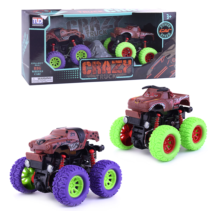 

Набор машин OUBAOLOON 86662B Crazy truck, Коричневый
