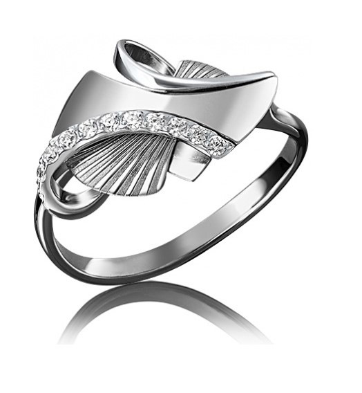 

Кольцо из белого золота р. 18,5 PLATINA jewelry 01-5095-00-401-1120-65, фианит, 01-5095-00-401-1120-65