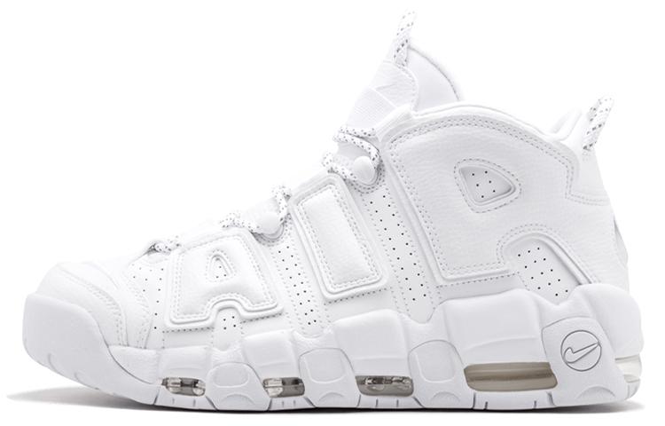 

Кроссовки унисекс Nike Air More Uptempo triple white air белые 40 EU, Белый, Air More Uptempo triple white air