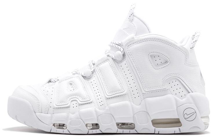 

Кроссовки унисекс Nike Air More Uptempo triple white air белые 42 EU, Белый, Air More Uptempo triple white air