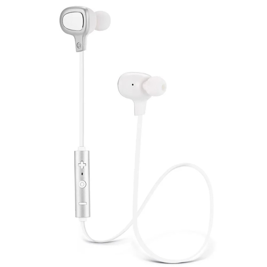 фото Беспроводные наушники baseus b15 seal bluetooth earphone silver/white (ngb15-02)