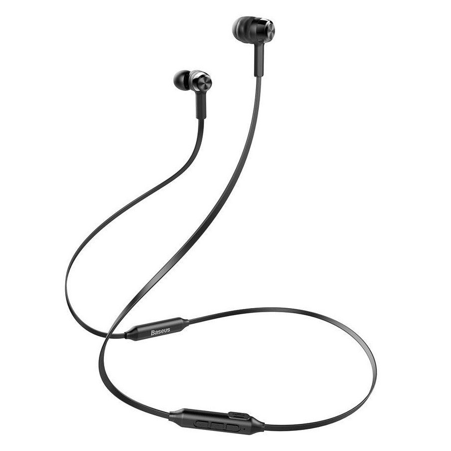 фото Беспроводные наушники baseus encok magnet wireless earphone s06 black (ngs06-a01)