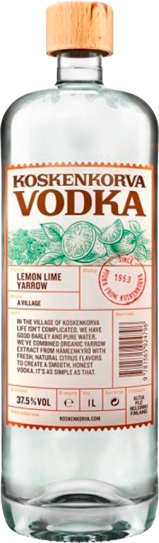 

Водка Altia Group Koskenkorva Lemon Lime Yarrow 37,5% 1л