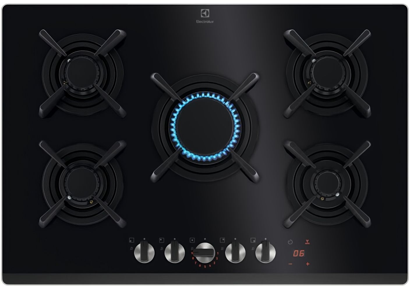 

Встраиваемая варочная панель газовая Electrolux KGG953753K черный, KGG953753K